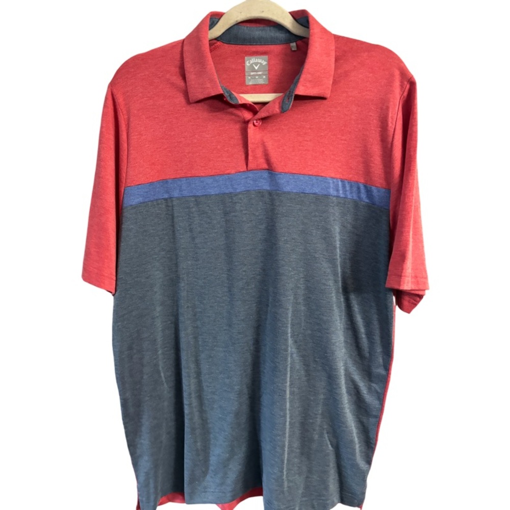Callaway Soft Touch Color-Polo Teaberry Heather Size Medium
